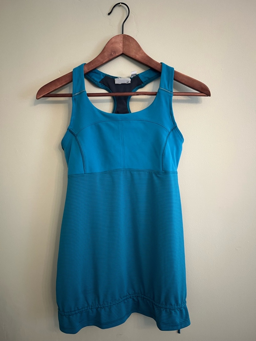 Athleta “Skills and Drills” Teal Racerback Tank